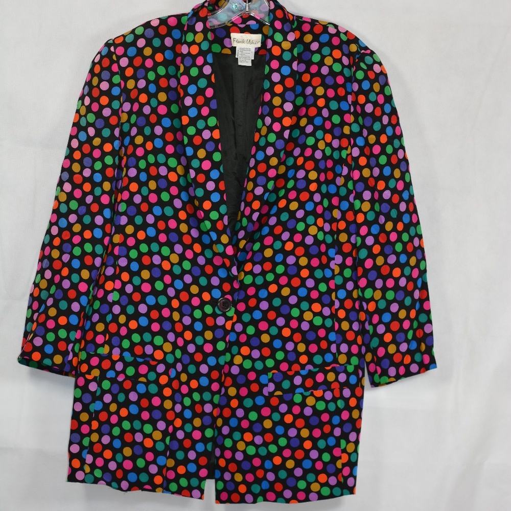 Frank Usher Polkadot Blazer SZ L